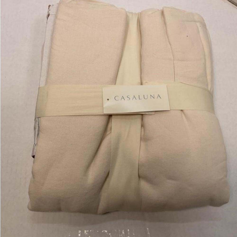 Casaluna linen duvet cover set King - Natural